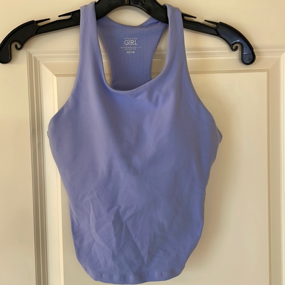 Athleta Girl sports bra, size 14/XL, blue